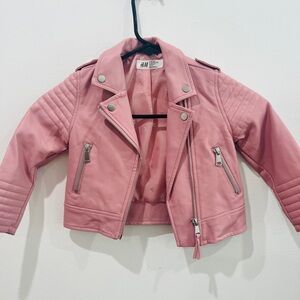 Kids faux leather jacket